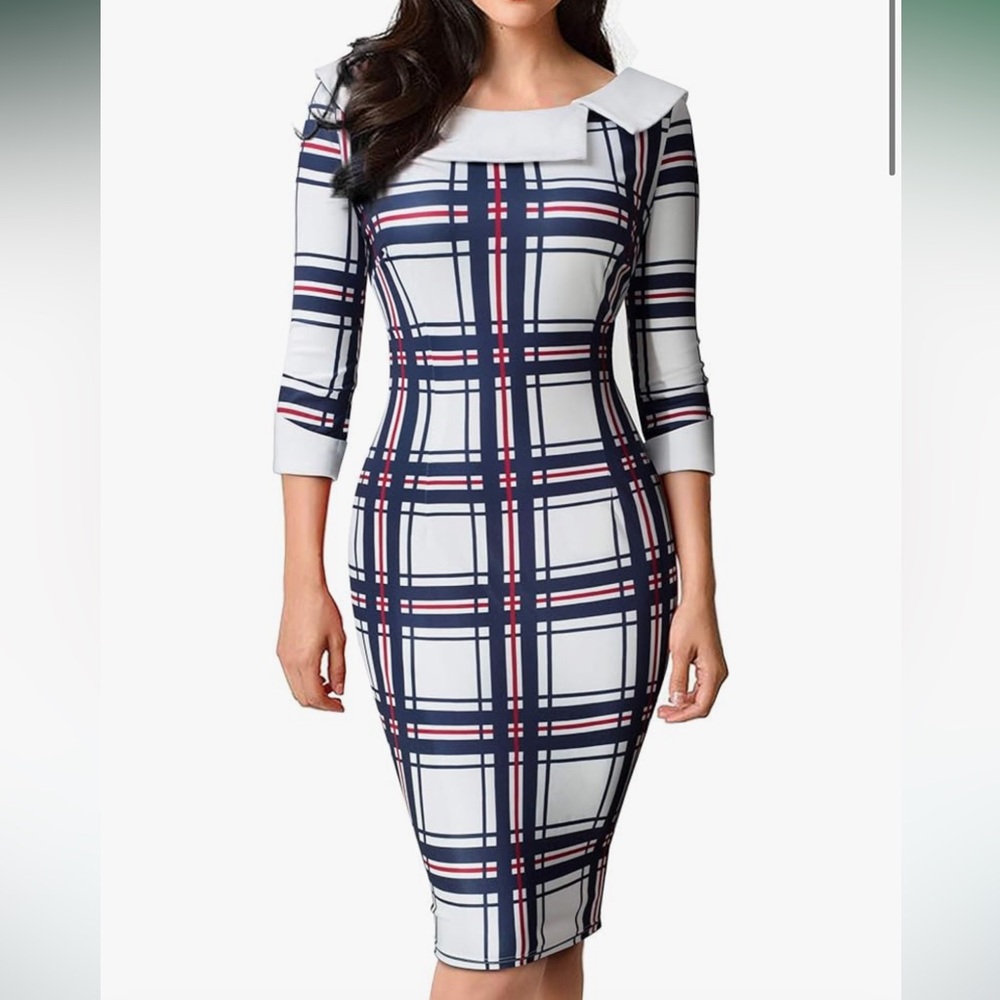Plaid Bodycon Dress